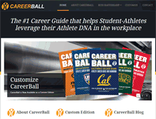 Tablet Screenshot of careerball.net